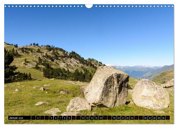 Produktbild: Zauber der Pyren&auml;en - Wandern in den &ouml;stlichen Pyren&auml;en (Wandkalender 2026 DIN A3 quer), CALVENDO Monatskalender