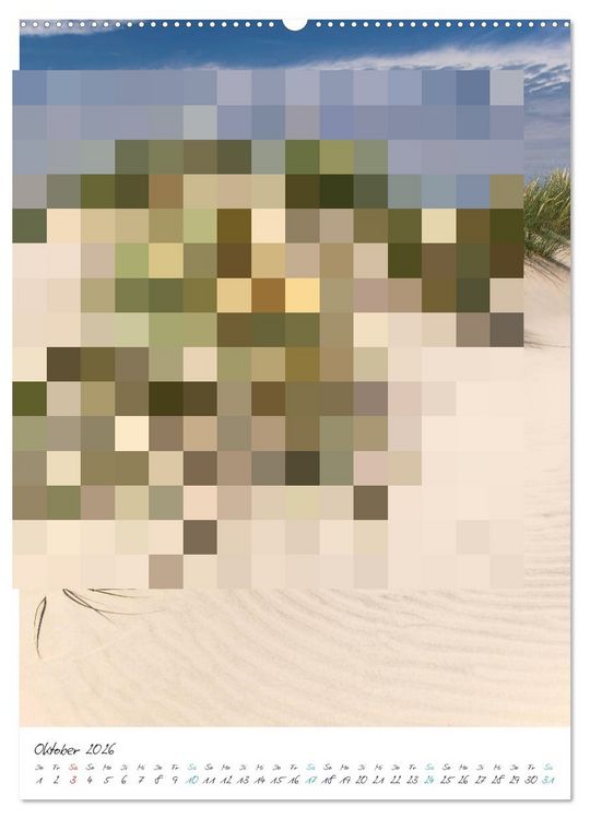 Produktbild: J&uuml;tlands Nordsee (Wandkalender 2026 DIN A2 hoch), CALVENDO Monatskalender