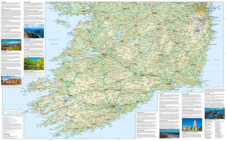Produktbild: Collins Ireland Film and TV Location Map