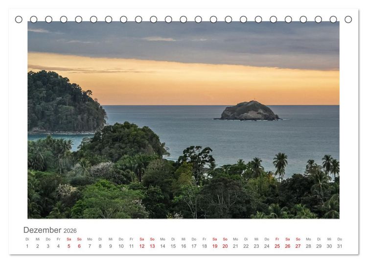 Produktbild: Costa Rica - unterwegs mit Julia Hahn (Tischkalender 2026 DIN A5 quer), CALVENDO Monatskalender