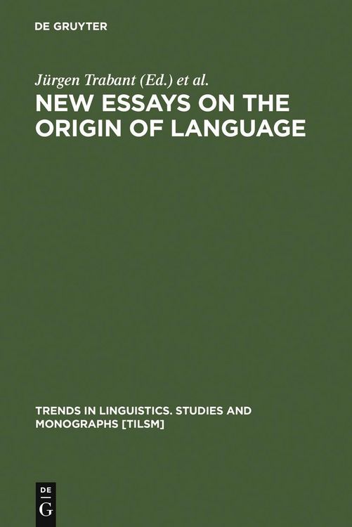 Produktbild: New Essays on the Origin of Language