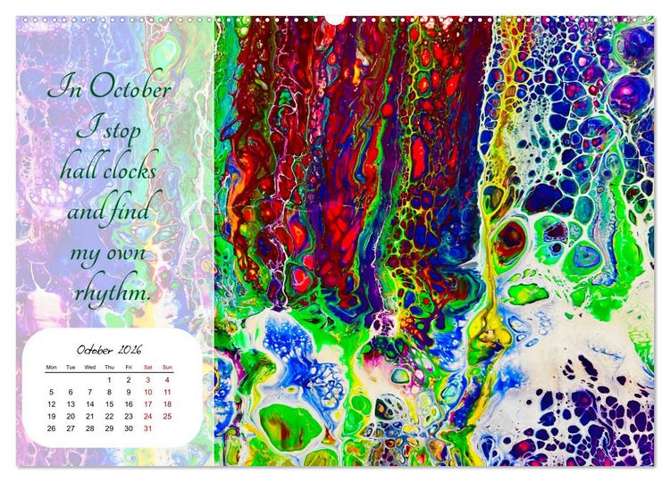 Produktbild: Your year filled with mindfulness (Wall Calendar 2026 DIN A2 landscape), CALVENDO 12 Month Wall Calendar