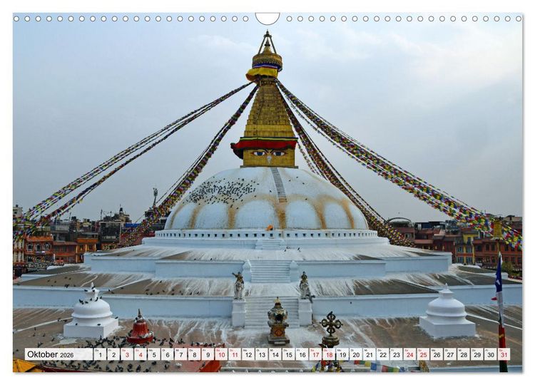 Produktbild: Einzigartiges NEPAL (Wandkalender 2026 DIN A3 quer), CALVENDO Monatskalender