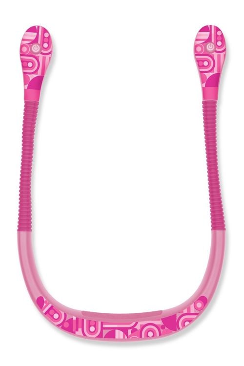 Produktbild: Neklite (Pink) Premium Duo-Leselicht zum Umh&auml;ngen - wiederaufladbar - mit vielen Einstellungen