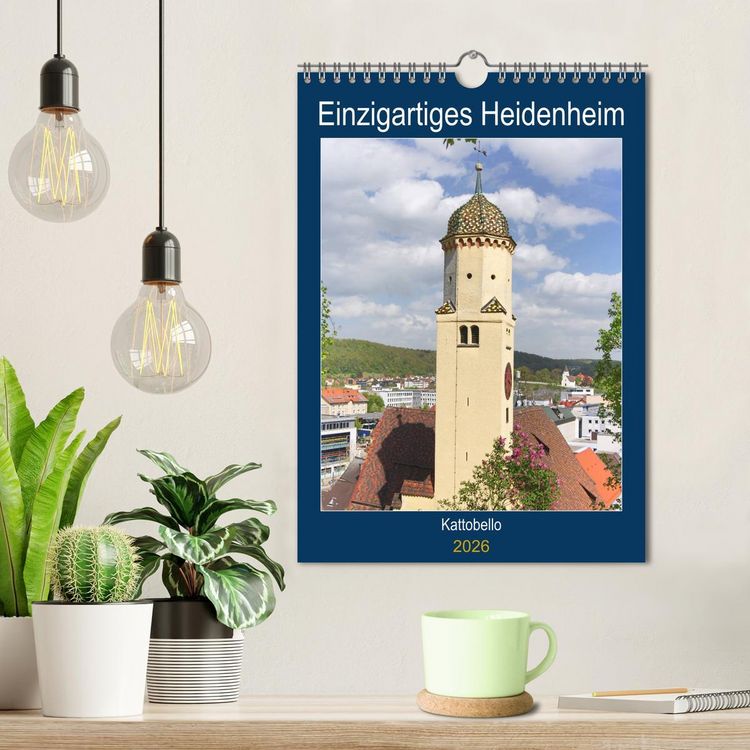 Produktbild: Einzigartiges Heidenheim (Wandkalender 2026 DIN A4 hoch), CALVENDO Monatskalender