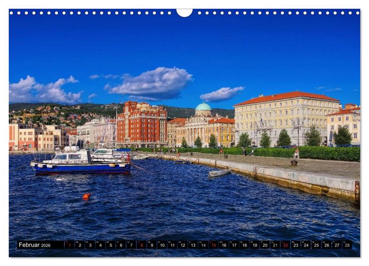 Produktbild: Triest - Habsburger Erbe und italienisches Flair (Wandkalender 2026 DIN A3 quer), CALVENDO Monatskalender