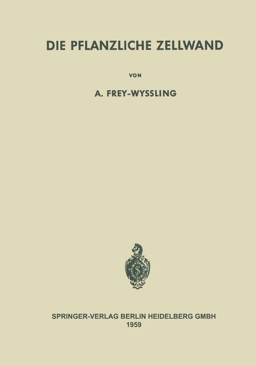 Produktbild: Die Pflanzliche Zellwand