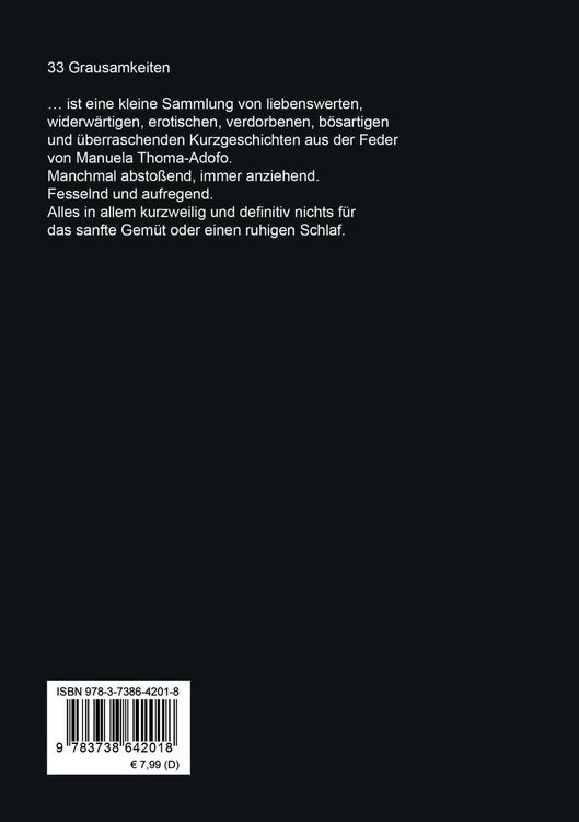 Produktbild: 33 Grausamkeiten
