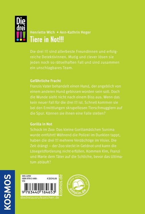 Produktbild: Die drei !!!, Gef&auml;hrliche Fracht / Gorilla in Not (Doppelband)