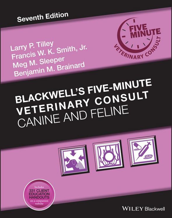 Produktbild: Blackwell's Five-Minute Veterinary Consult - Canine and Feline, Seventh Edition