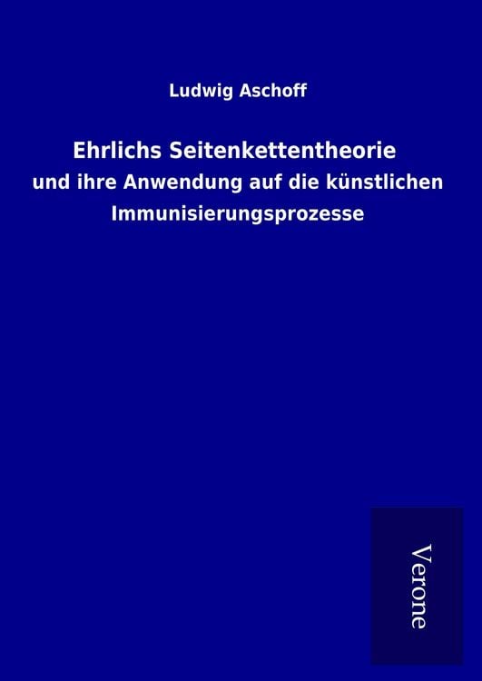 Produktbild: Ehrlichs Seitenkettentheorie