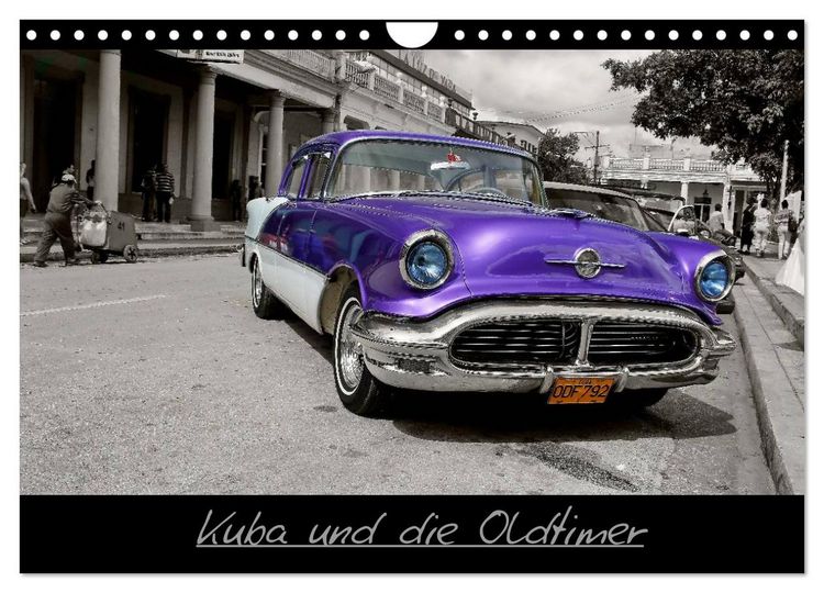 Produktbild: Kuba und die Oldtimer (Wandkalender 2026 DIN A4 quer), CALVENDO Monatskalender