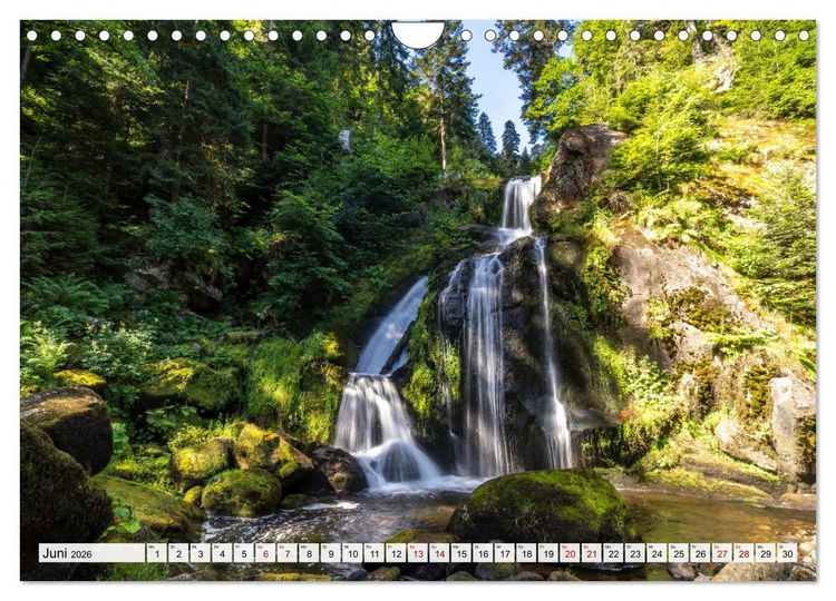 Produktbild: Urlaubsregion Schwarzwald (Wandkalender 2026 DIN A4 quer), CALVENDO Monatskalender