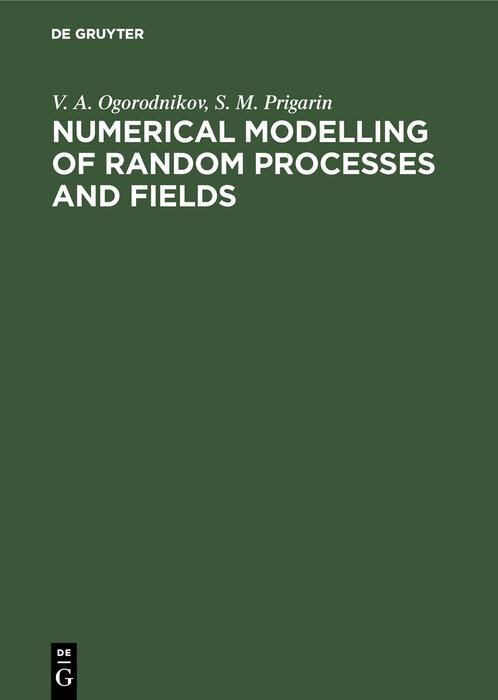 Produktbild: Numerical Modelling of Random Processes and Fields
