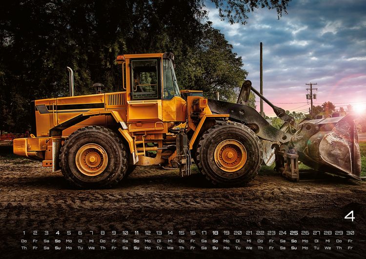Produktbild: Baumaschinen - gigantische Bauhelfer - 2027 - Kalender DIN A2