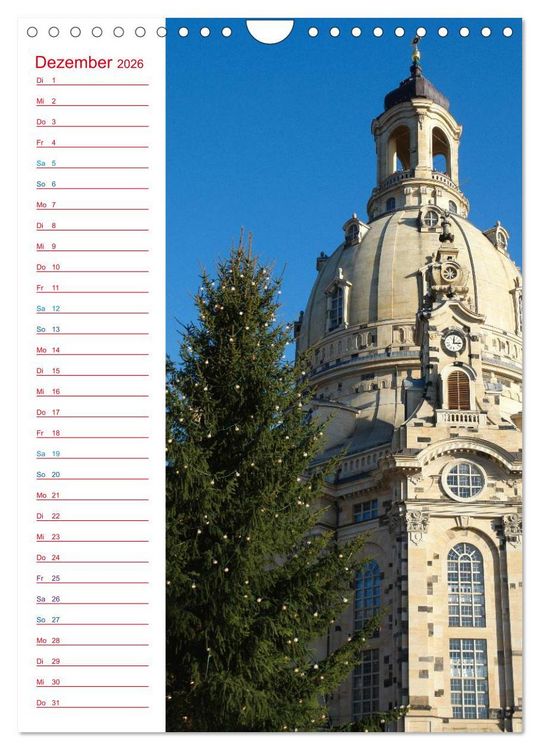 Produktbild: Frauenkirche Dresden (Wandkalender 2026 DIN A4 hoch), CALVENDO Monatskalender