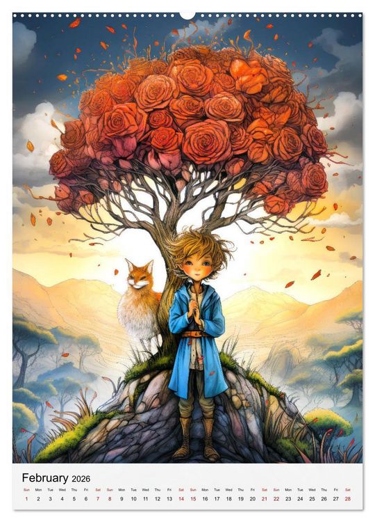 Produktbild: Literary Treasures (Wall Calendar 2026 DIN A2 portrait), CALVENDO 12 Month Wall Calendar