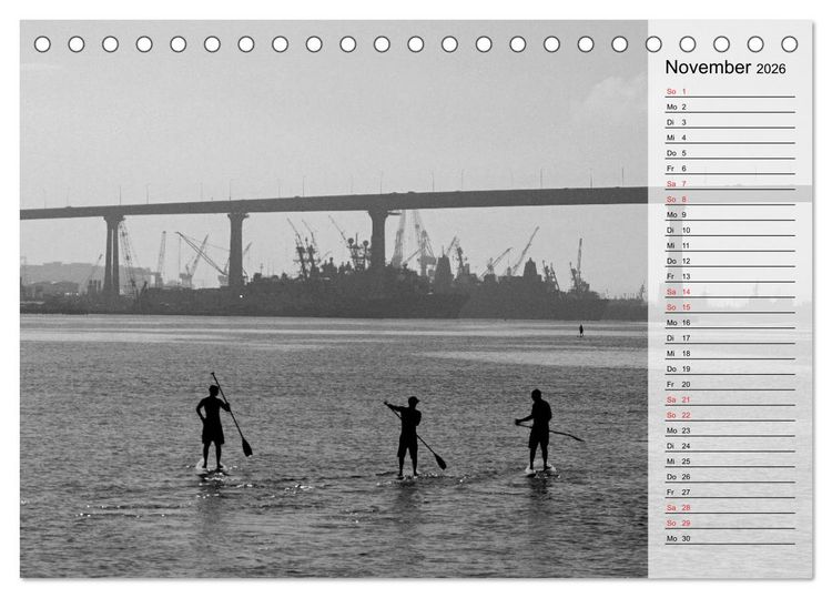 Produktbild: San Diego (Tischkalender 2026 DIN A5 quer), CALVENDO Monatskalender