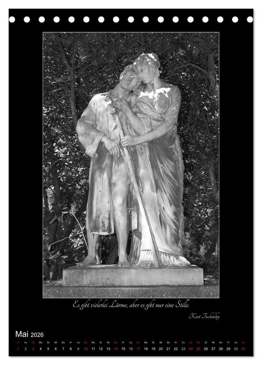 Produktbild: S&uuml;dfriedhof Leipzig (Tischkalender 2026 DIN A5 hoch), CALVENDO Monatskalender