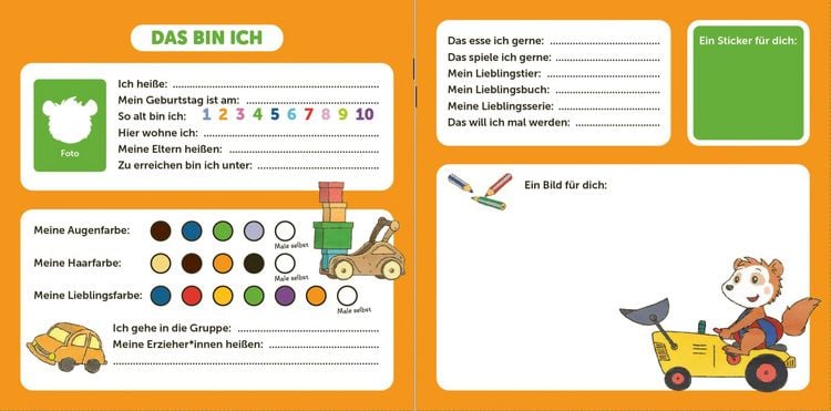 Produktbild: Bobo Siebenschl&auml;fer - Mein Kindergarten Freundebuch