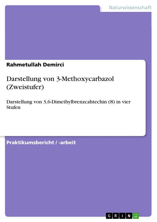 Produktbild: Darstellung von 3-Methoxycarbazol (Zweistufer)
