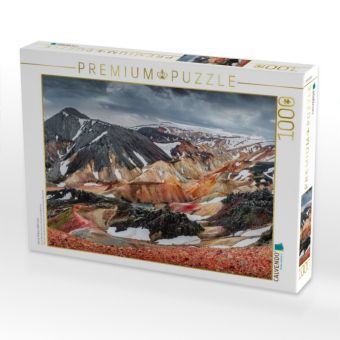 Produktbild: CALVENDO Puzzle Island, Vulkans Bl&aacute;hn&uacute;kur | 1000 Teile Lege-Gr&ouml;&szlig;e 64x48cm Foto-Puzzle f&uuml;r gl&uuml;ckliche Stunden