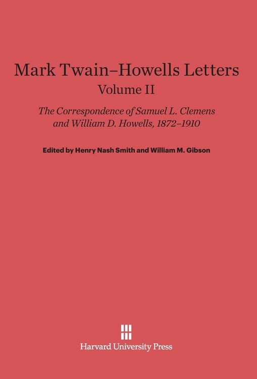 Produktbild: Mark Twain-Howells Letters, Volume II