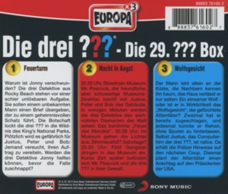 Produktbild: Die drei ??? 29. Box (85-87) 