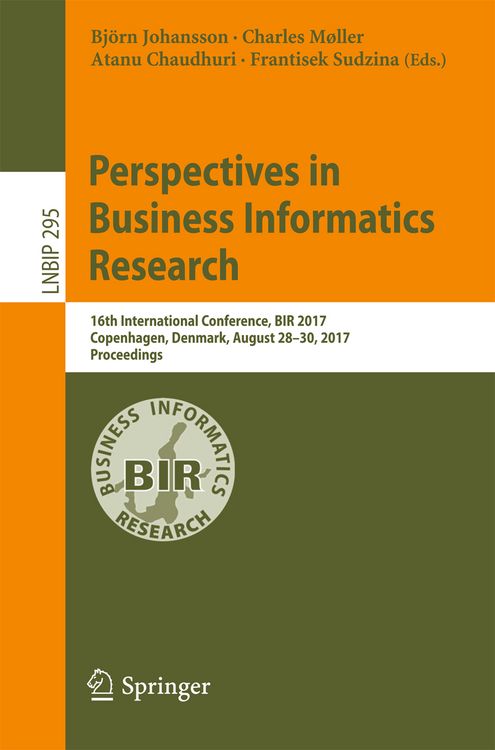 Produktbild: Perspectives in Business Informatics Research