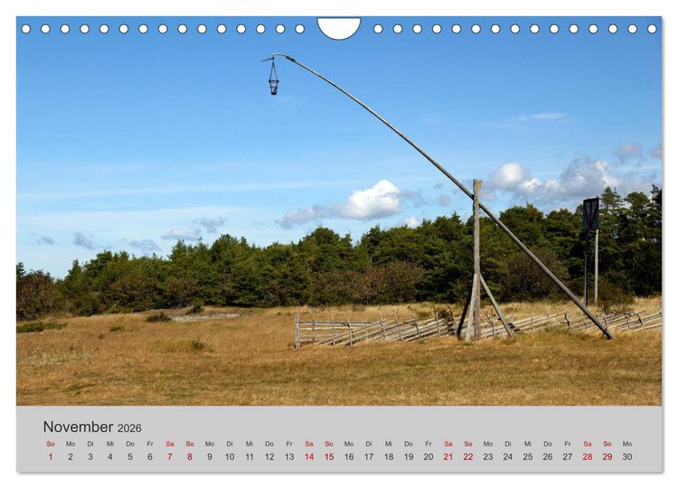Produktbild: Gotland - Perle der Ostsee (Wandkalender 2026 DIN A4 quer), CALVENDO Monatskalender