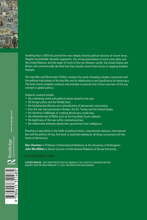 Produktbild: The Iraq War and Democratic Politics