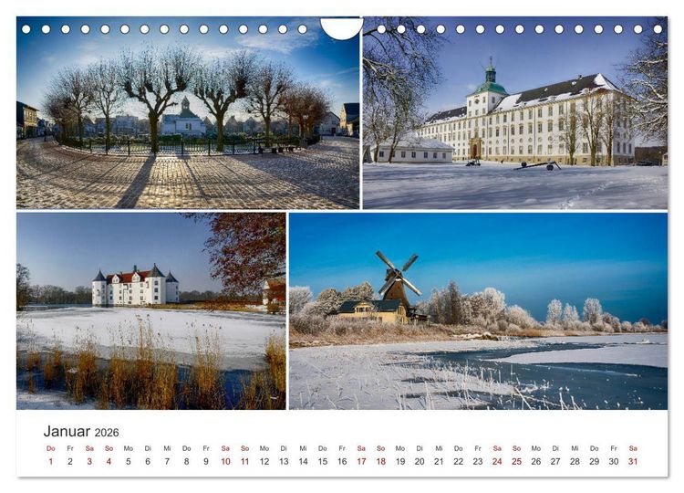 Produktbild: Schleswig-Holsteinische Impressionen (Wandkalender 2026 DIN A4 quer), CALVENDO Monatskalender