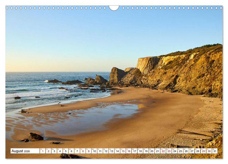 Produktbild: Algarve - Die wilde Westk&uuml;ste Costa Vicentina (Wandkalender 2026 DIN A3 quer), CALVENDO Monatskalender