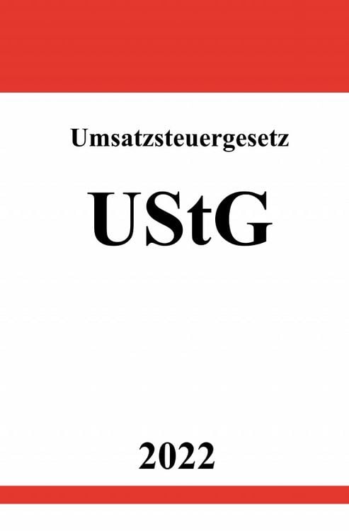 Produktbild: Umsatzsteuergesetz UStG 2022