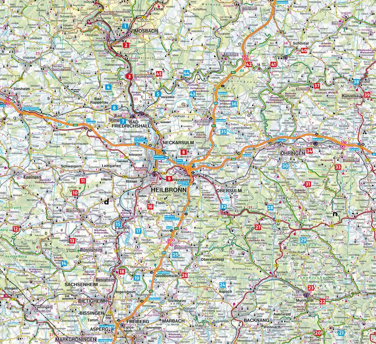 Produktbild: ROTHER Wanderbuch Wandern und Einkehren - Heilbronner Land
