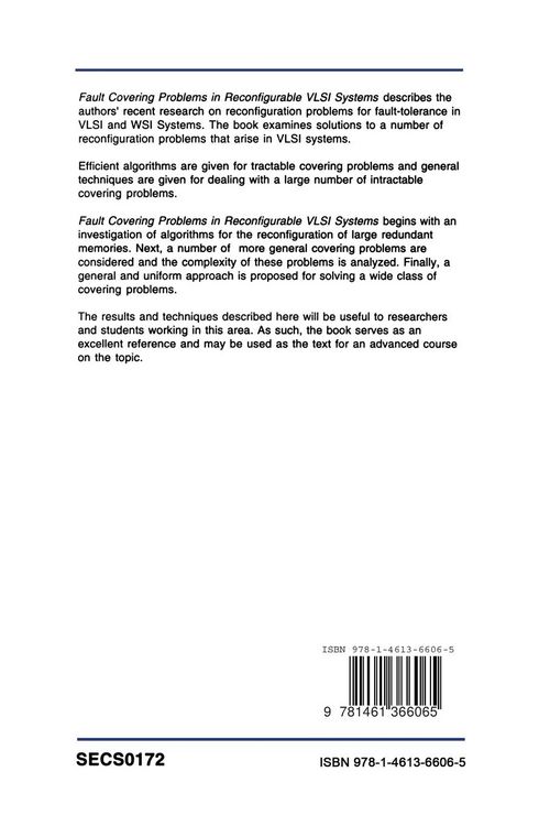 Produktbild: Fault Covering Problems in Reconfigurable VLSI Systems