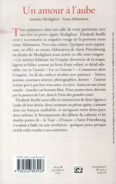 Produktbild: Un amour &agrave; l'aube : Amedeo Modigliani-Anna Akhmatova