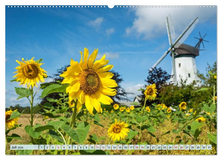 Produktbild: Sehnsuchtsorte in Norddeutschland (Wandkalender 2026 DIN A2 quer), CALVENDO Monatskalender
