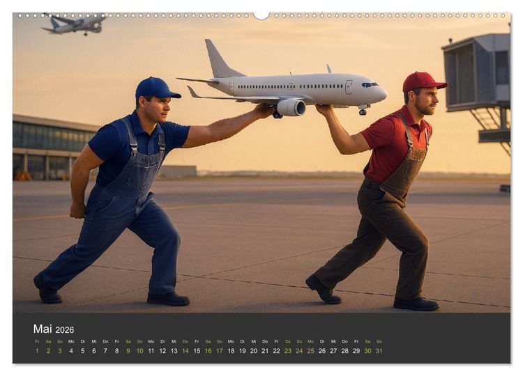 Produktbild: Verkehrte Welt - Bilderr&auml;tsel (hochwertiger Premium Wandkalender 2026 DIN A2 quer), Kunstdruck in Hochglanz