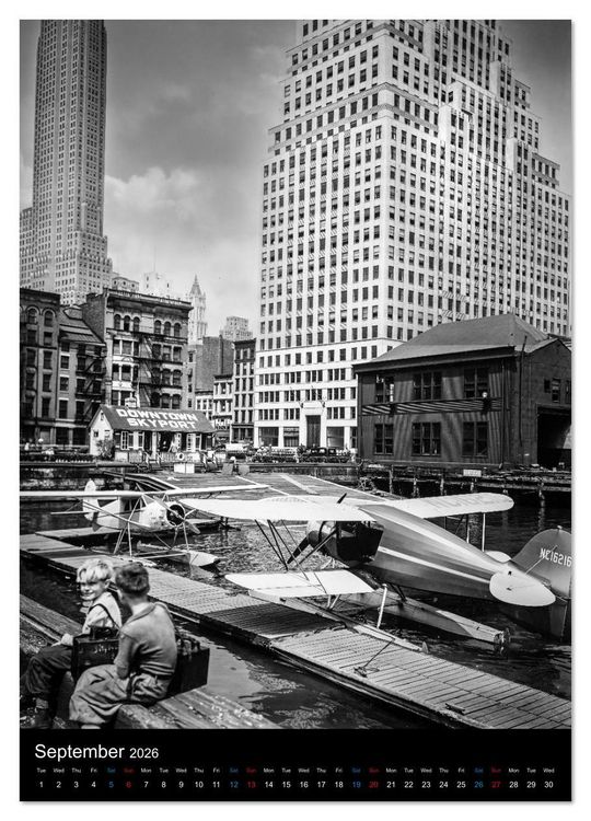 Produktbild: Historic New York 1936 (Wall Calendar 2026 DIN A4 portrait), CALVENDO 12 Month Wall Calendar