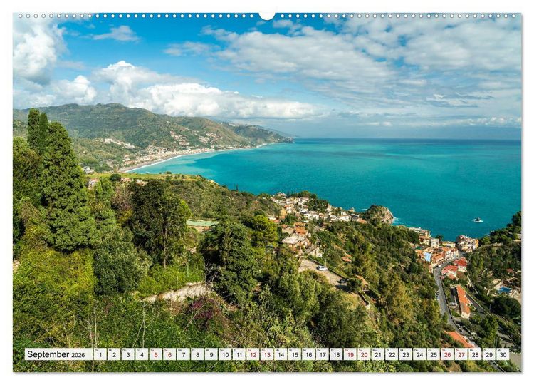 Produktbild: Sizilien - Taormina (Wandkalender 2026 DIN A2 quer), CALVENDO Monatskalender