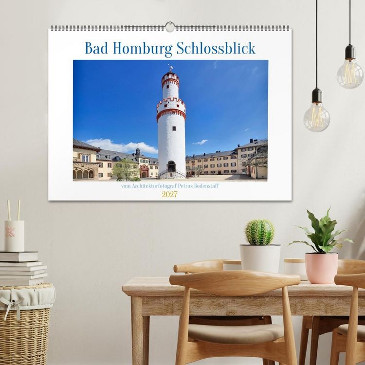 Produktbild: Bad Homburg Schlossblick (Wandkalender 2027 DIN A2 quer), CALVENDO Monatskalender