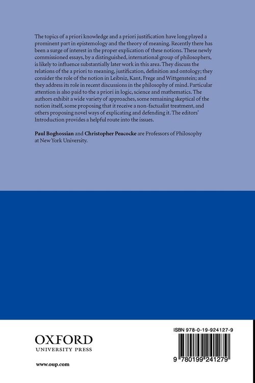 Produktbild: New Essays on the a Priori