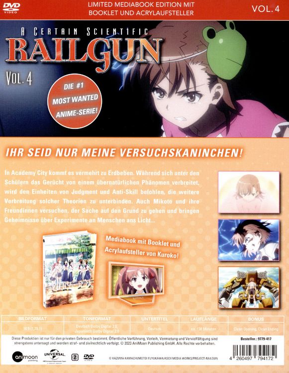 Produktbild: A Certain Scientific Railgun Vol.4