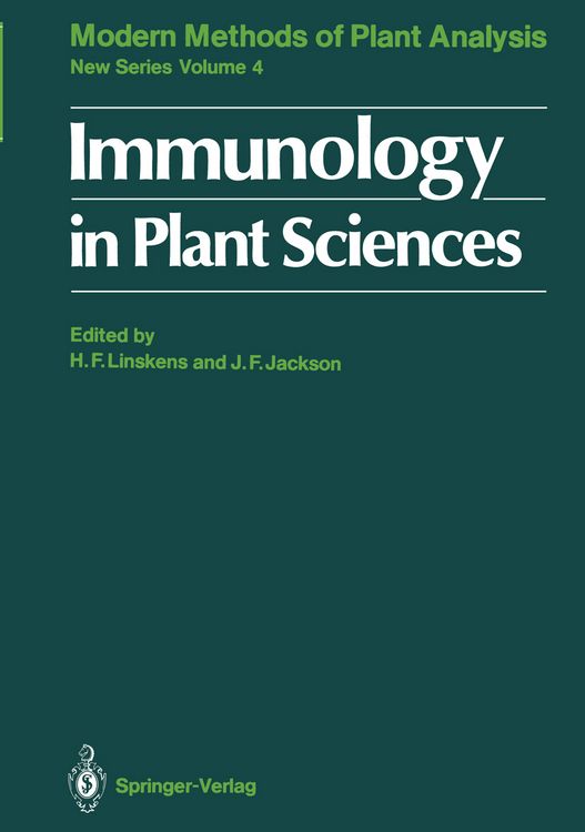 Produktbild: Immunology in Plant Sciences