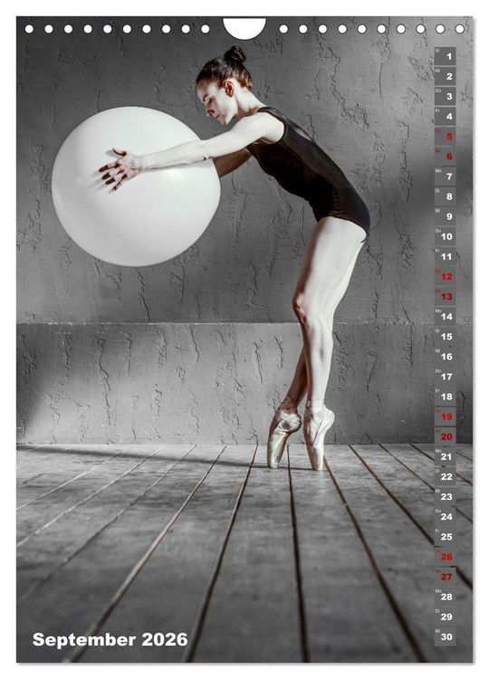 Produktbild: Sinneseindruck Ballett (Wandkalender 2026 DIN A4 hoch), CALVENDO Monatskalender