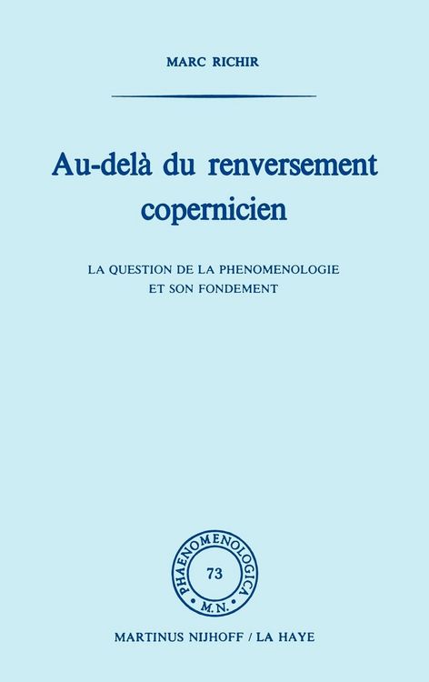 Produktbild: Au-del&agrave; du renversement Copernicien