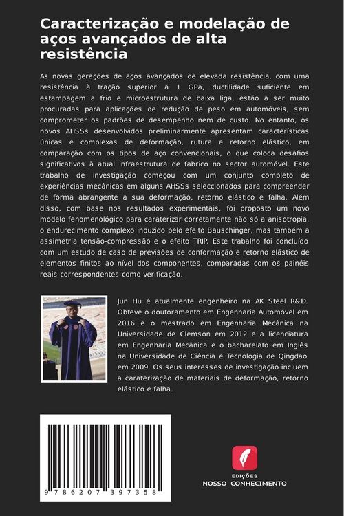 Produktbild: Caracteriza&ccedil;&atilde;o e modela&ccedil;&atilde;o de a&ccedil;os avan&ccedil;ados de alta resist&ecirc;ncia