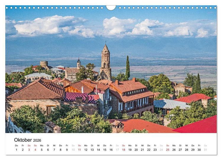 Produktbild: Eine Reise durch Georgien (Wandkalender 2026 DIN A3 quer), CALVENDO Monatskalender