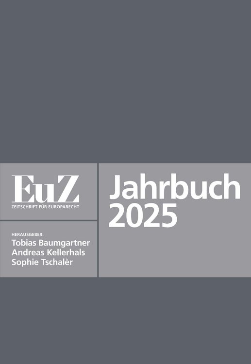 Produktbild: EuZ - Zeitschrift f&uuml;r Europarecht - Jahrbuch 2025